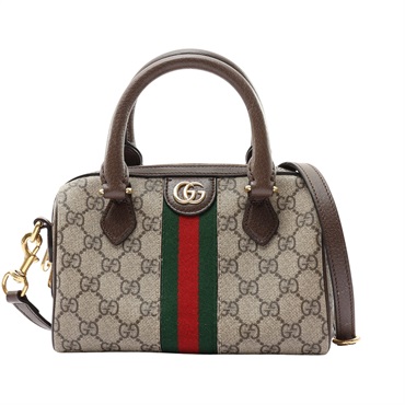 棕色 GG Supreme 帆布 Ophidia Small Boston Bag 兩用包【GUCCI 古馳】 772053