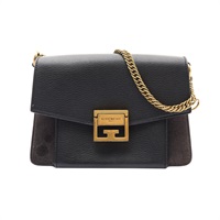 黑色 牛皮 麂皮 GV3 Small 兩用包 無背帶【GIVENCHY 紀梵希】 BB501CB033