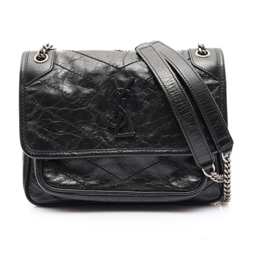 黑色 牛皮 Niki Baby 肩背包【SAINT LAURENT YSL 聖羅蘭】 633160