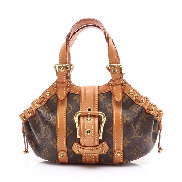 棕色 原花 帆布 Theda PM 手提包【LOUIS VUITTON LV 路易威登】 M92399