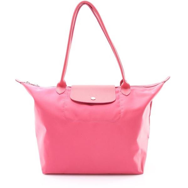 粉色 尼龍 Le Pliage Neo Large 托特包【Longchamp 瓏驤】 1899578018
