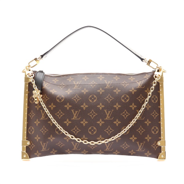 Lucky Trunk 肩背包 棕色 原花帆布【LOUIS VUITTON LV 路易威登】 M12075
