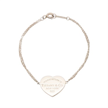 Heart Tag Double Chain 心牌 手鍊 925純銀【Tiffany & Co 蒂芬妮】