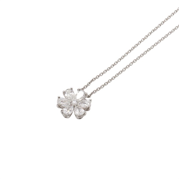 PT950鉑金 鑽石 Forget Me Not 項鏈【HARRY WINSTON 海瑞溫斯頓】 PEDPRFFLRFMN