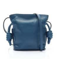 Flamenco 肩背包 藍色牛皮【LOEWE 羅威】