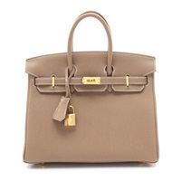 大象灰 Togo牛皮 Birkin 25 柏金包 手提包 Z刻 金扣【HERMES 愛馬仕】 H041344CC