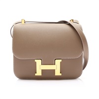 Constance 24 康康包 肩背包 大象灰 Epsom牛皮 Z刻 金釦【HERMES 愛馬仕】 H056341CC