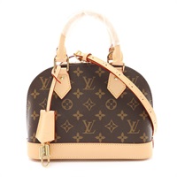 Alma BB 艾瑪包 两用包 棕色 原花 帆布【LOUIS VUITTON LV 路易威登】 M46990