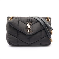 黑色 尼龍 Loulou Puffer 肩背包【SAINT LAURENT YSL 聖羅蘭】 577476