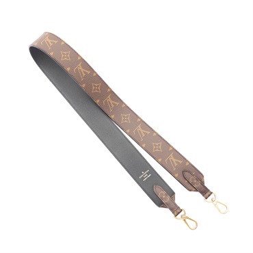 棕色 原花 PVC塗層帆布 背帶【LOUIS VUITTON LV 路易威登】 J02288