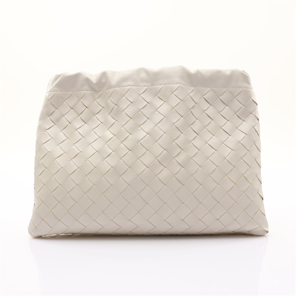 白色 牛皮 Dustbag 肩背包【BOTTEGA VENETA BV 寶緹嘉】 796728