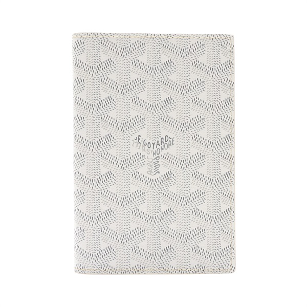 Grenelle 護照套 白色 Goyardine 塗層帆布【GOYARD 高雅德】 GRENELPMLTY