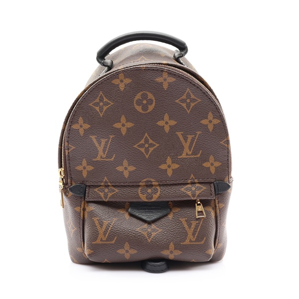LOUIS VUITTON LV 路易威登 Palm Springs Mini 後背包 棕色 原花 PVC塗層帆布 M44873 M44873