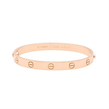 Cartier 卡地亞 Love 手環 #17 18K玫瑰金 B6067517