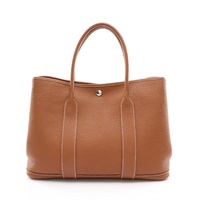 金棕色 Negonda 牛皮 Garden Party 36 手提包 U刻【HERMES 愛馬仕】 H051559CK