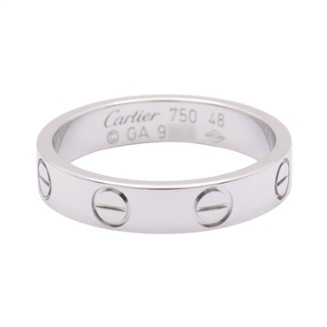Cartier 卡地亞 Mini Love 戒指 K18白金