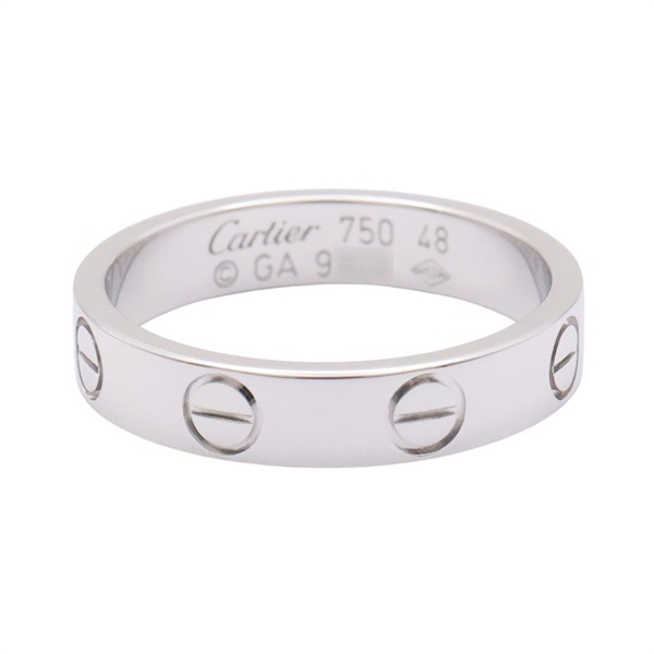 Cartier 卡地亞 Mini Love 戒指 K18白金