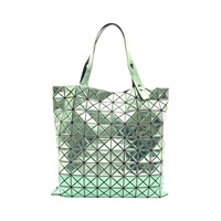 綠色 PVC塗層帆布 手提包【BAO BAO ISSEY MIYAKE 三宅一生】 BB16-AG103