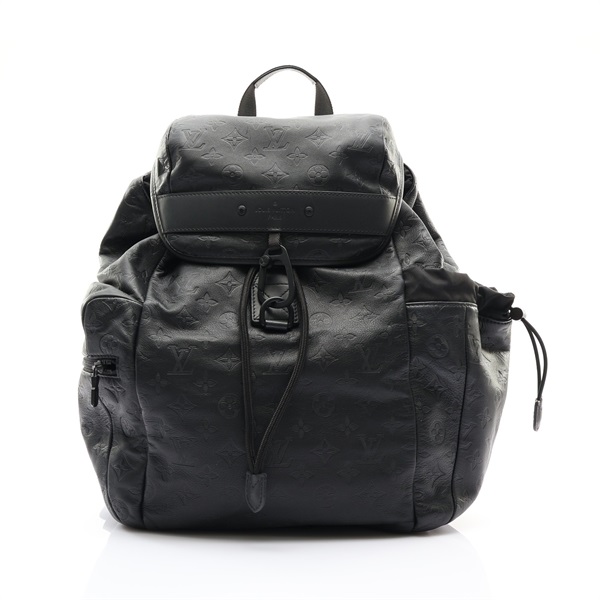 黑色 壓紋牛皮 Discovery 後背包【LOUIS VUITTON LV 路易威登】 M43680