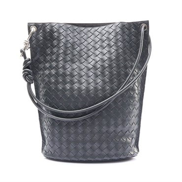 BOTTEGA VENETA BV 寶緹嘉 Knot Bucket 水桶包 肩背包 灰色 牛皮編織 730715V2E408838