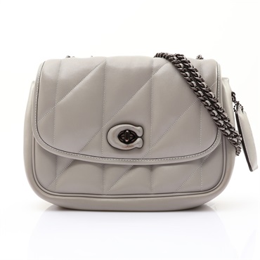 COACH 寇馳 Pillow Madison 肩背包 灰色 牛皮 C8560 C8560