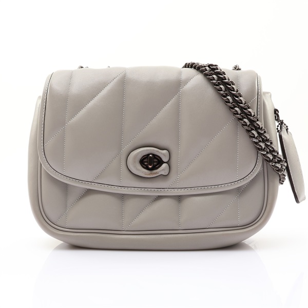 COACH 寇馳 Pillow Madison 肩背包 灰色 牛皮 C8560 C8560
