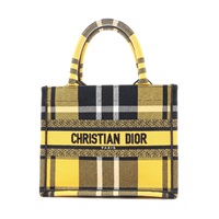 Small Book 手提包 黃色 帆布【Dior 迪奧】