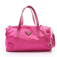 PRADA 普拉達 兩用包 粉色 尼龍布 BL0567