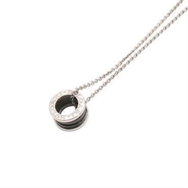 BVLGARI 寶格麗 Save the Children 項鍊 925純銀 黑陶瓷 349634