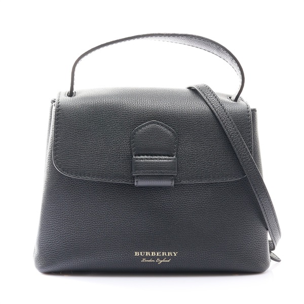 BURBERRY 巴寶莉 Camberley Top Handle 兩用包 黑色 House Check 牛皮 4061171