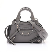 BALENCIAGA 巴黎世家 Neo Classic City 兩用包 灰色 牛皮 638527