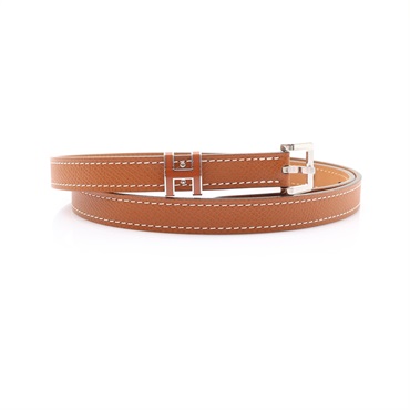 HERMES 愛馬仕 Pop H 15 皮帶 金棕色 Epsom牛皮 Z刻 H081087CK37070