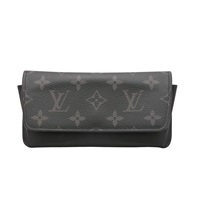 LOUIS VUITTON LV 路易威登 眼鏡盒 黑色 原花 PVC塗層帆布 G10296 G10296