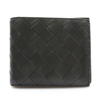 BOTTEGA VENETA BV 寶緹嘉 二折短夾 綠色 編織羊皮 605721