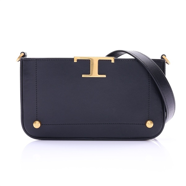 TOD'S 托德斯 T Timeless 肩背包 黑色 牛皮