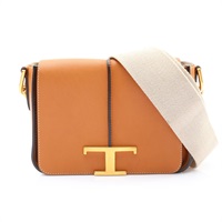 TOD'S 托德斯 T Timeless 肩背包 棕色 牛皮
