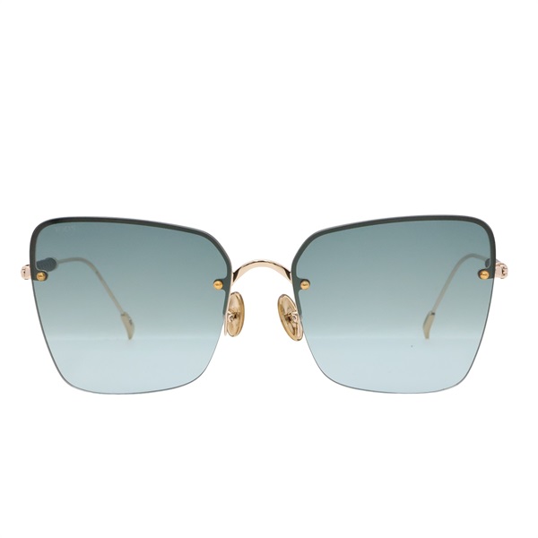 TOD'S 托德斯 Rimless Square 太陽眼睛 無框 藍色鏡片