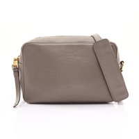 PRADA 普拉達 Triangle Logo 相機包 肩背包 灰色 牛皮 1BH089