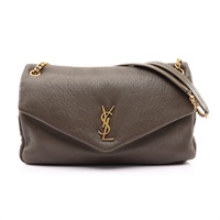 SAINT LAURENT YSL 聖羅蘭 肩背包 麝香綠 羊皮 777399