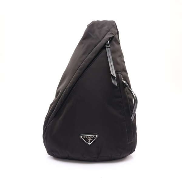 PRADA 普拉達 Re-Nylon 肩背包 黑色 尼龍 2VZ092