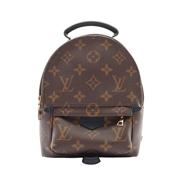 LOUIS VUITTON LV 路易威登 Palm Springs Mini 後背包 棕色 原花 帆布 M44873