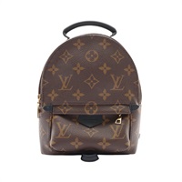 LOUIS VUITTON LV 路易威登 Palm Springs Mini 後背包 棕色 原花 帆布 M44873