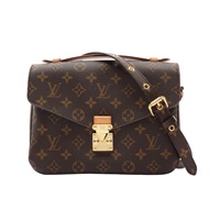 LOUIS VUITTON LV 路易威登 Pochette Metis 兩用包 棕色 原花帆布 M44875