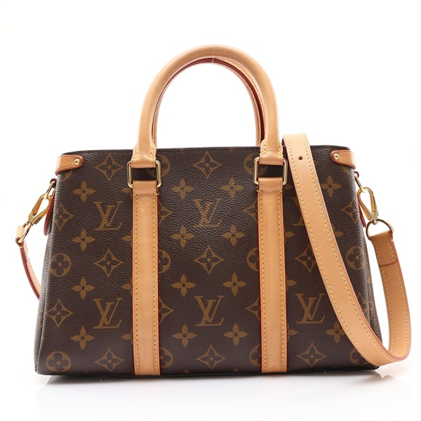 LOUIS VUITTON LV 路易威登 Soufflot BB 兩用包 棕色 原花帆布 M44815