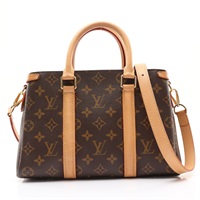 LOUIS VUITTON LV 路易威登 Soufflot BB 兩用包 棕色 原花帆布 M44815