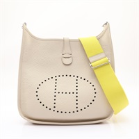 HERMES 愛馬仕 Evelyne 29 肩背包 蘑菇白 TC牛皮 A刻 H056277CK
