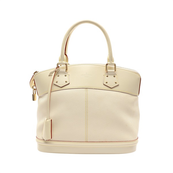 LOUIS VUITTON LV 路易威登 Lockit PM 手提包 白色 Suhali 牛皮 M91887