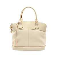 LOUIS VUITTON LV 路易威登 Lockit PM 手提包 白色 Suhali 牛皮 M91887