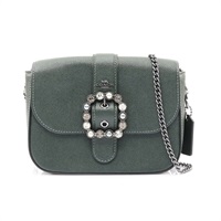 COACH 寇馳 Gemma 肩背包 暗綠色 牛皮 CE622