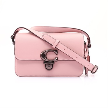 COACH 寇馳 Studio 19 肩背包 粉色牛皮 C7936